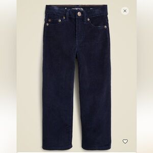 J.Crew Crewcuts Kids’ Classic-fit Stretch Corduroy Pant in Navy Blue size 5